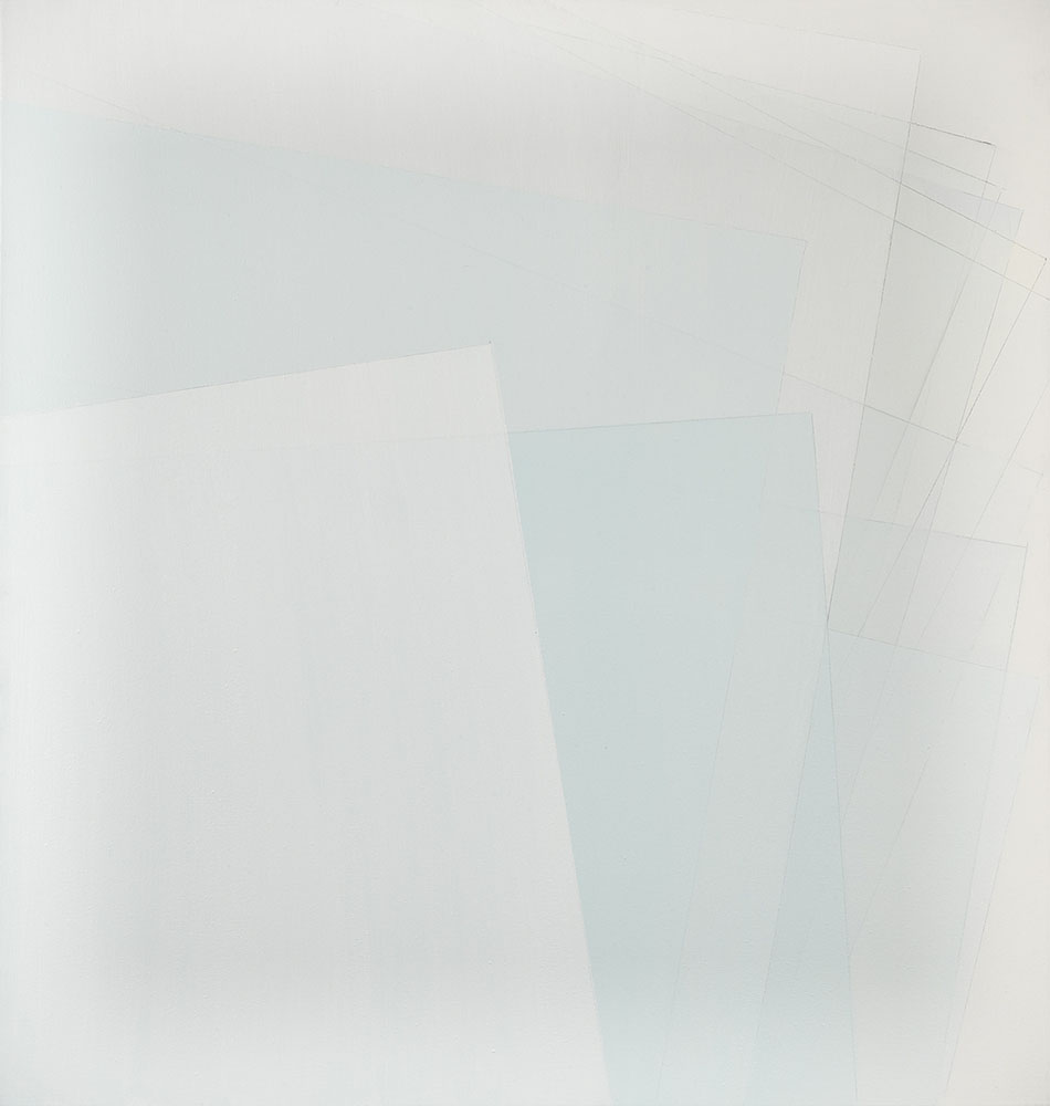 Susanne Lyner, 2017-21_Utvaer, 100 x 95 cm, Acryl auf Baumwolle