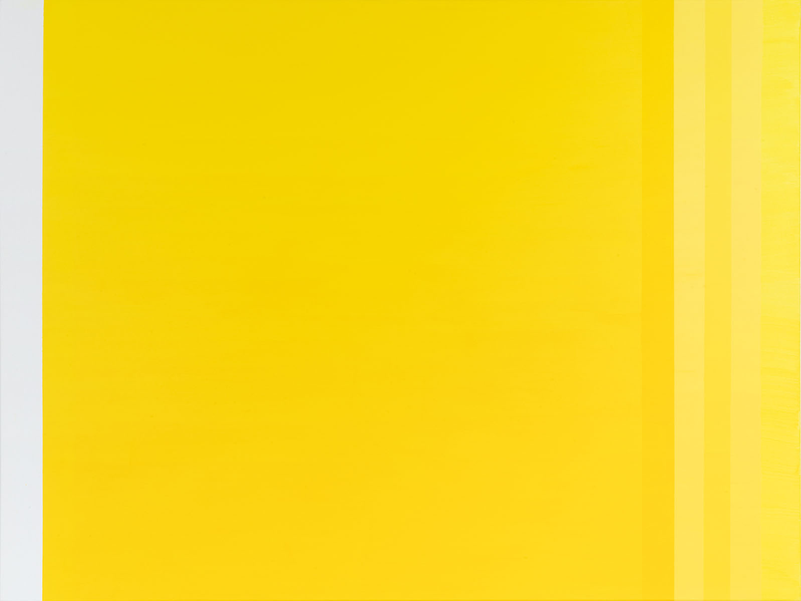Susanne Lyner, 2017-25_Reihe-Les jolie jaunes, 120 x 160 cm, Acryl auf Baumwolle