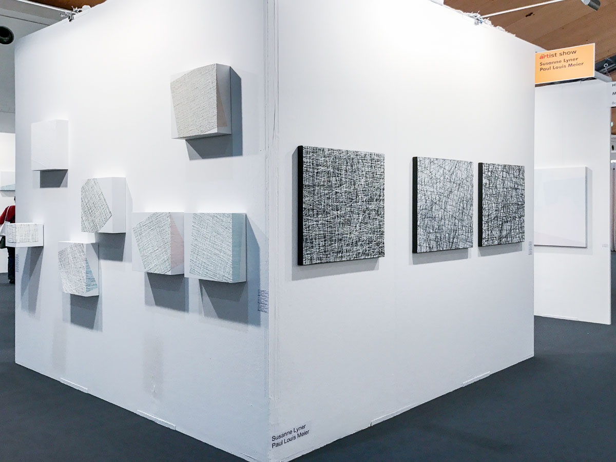 One artist shows mit Susanne Lyner und Paul Louis Meier, art KARLSRUHE 2017 mit Galerie Mäder Basel