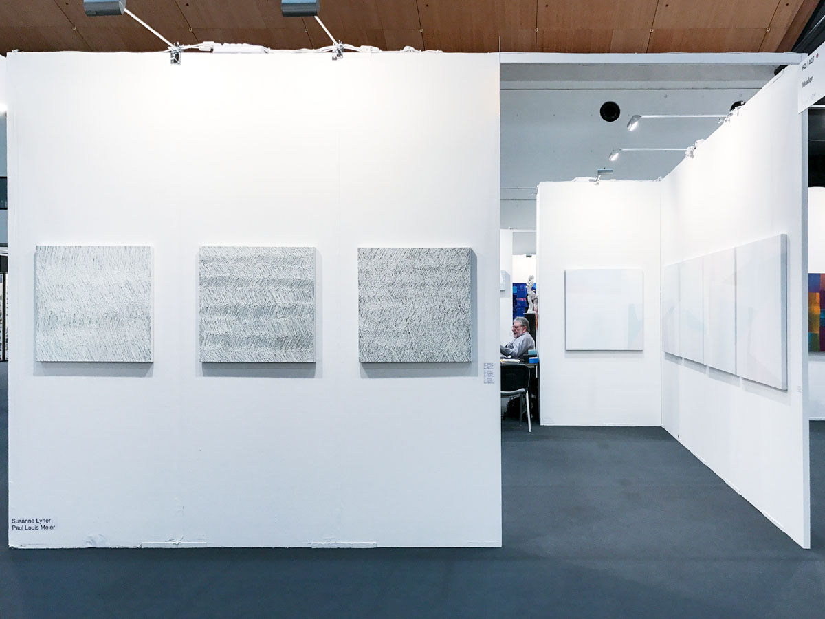One artist shows mit Susanne Lyner und Paul Louis Meier, art KARLSRUHE 2017 mit Galerie Mäder Basel