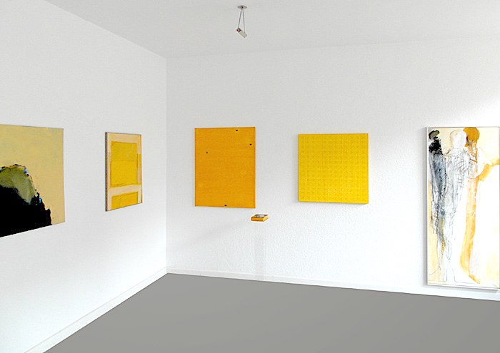 Susanne Lyner, GELBUNDDREISSIG, Aussstellungsbeteiligung in der Galerie Mäder, Basel