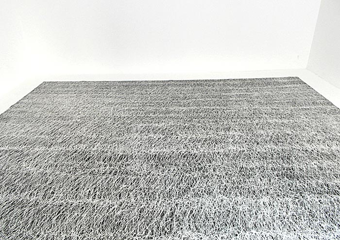 GRüNDELN, eine begehbare Bodeninstallation von Susanne Lyner, Basel