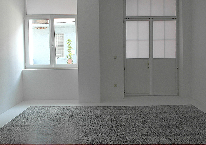 GRüNDELN, eine begehbare Bodeninstallation von Susanne Lyner, Basel