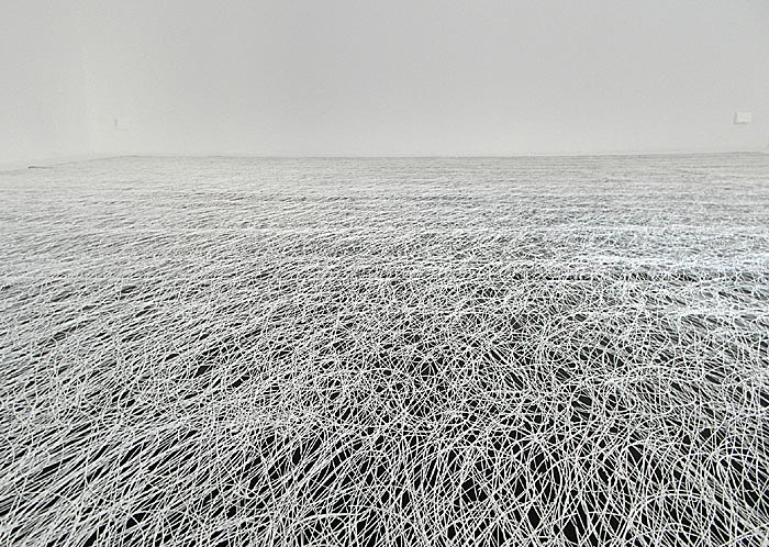 GRüNDELN, eine begehbare Bodeninstallation von Susanne Lyner, Basel